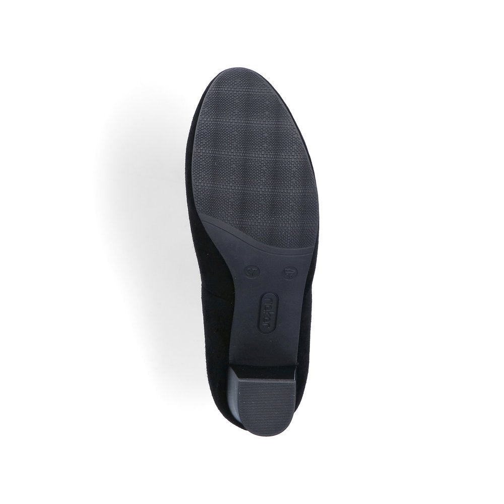 Rieker Ladies Block Heel Court Shoe