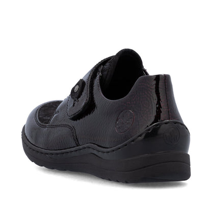 Rieker Ladies Stretch Front Velcro Shoe
