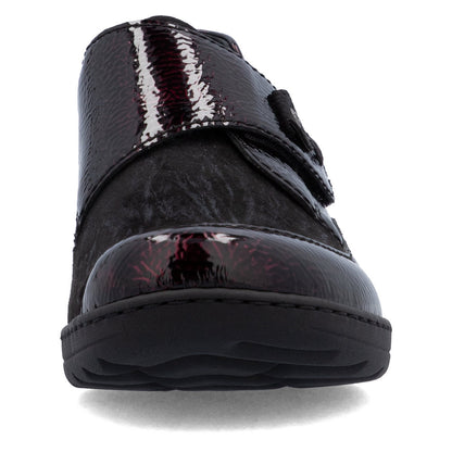 Rieker Ladies Stretch Front Velcro Shoe