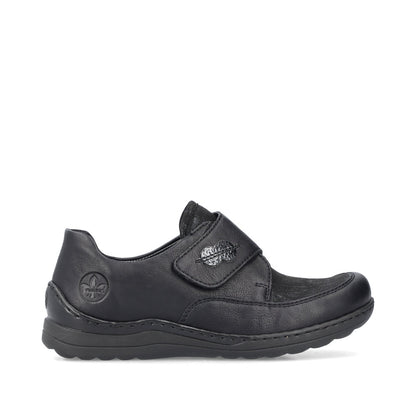 Rieker Ladies Stretch Front Velcro Shoe