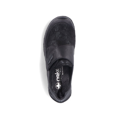 Rieker Ladies Stretch Front Velcro Shoe