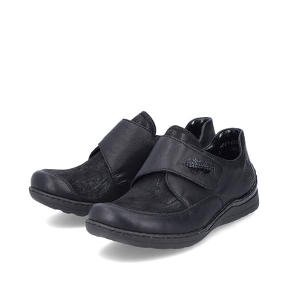 Rieker Ladies Stretch Front Velcro Shoe