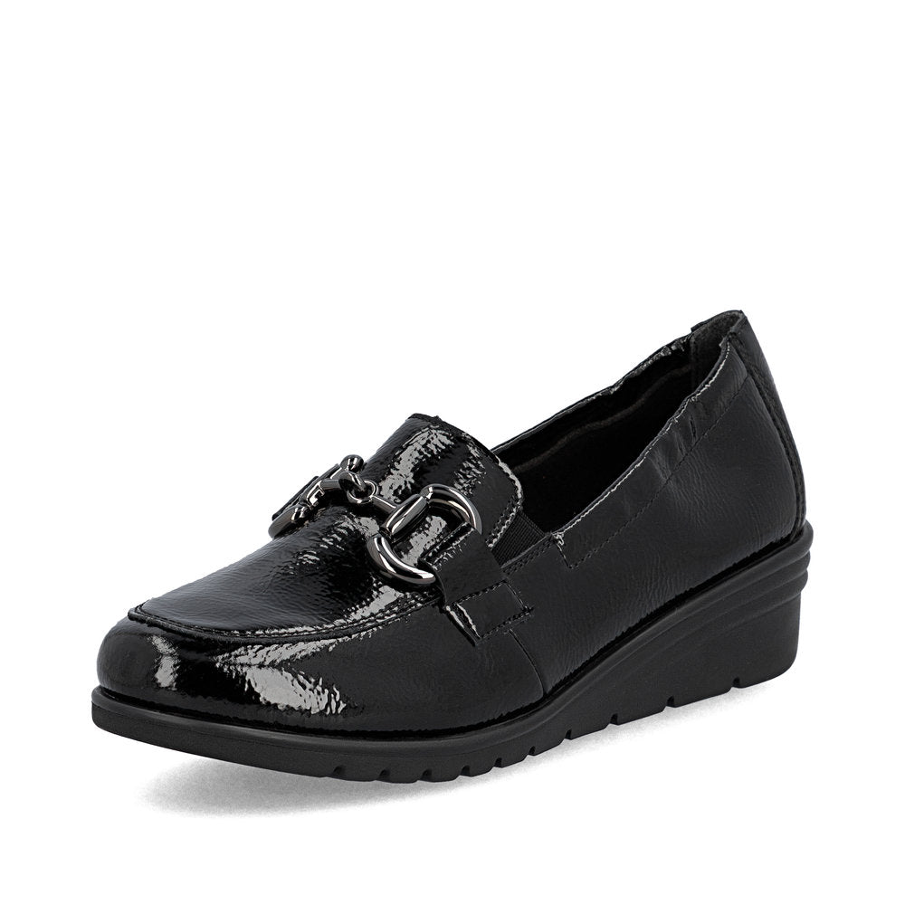 Rieker Ladies buckle Trim Shoe