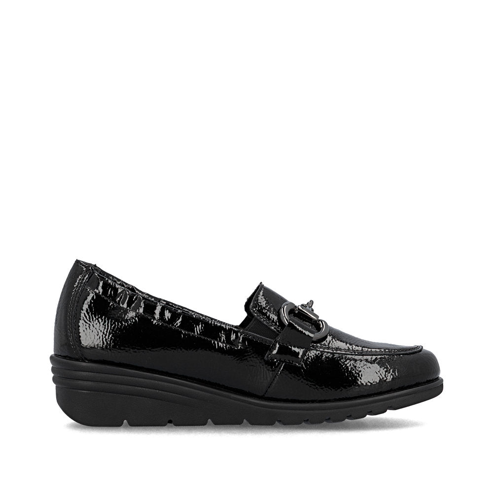 Rieker Ladies buckle Trim Shoe