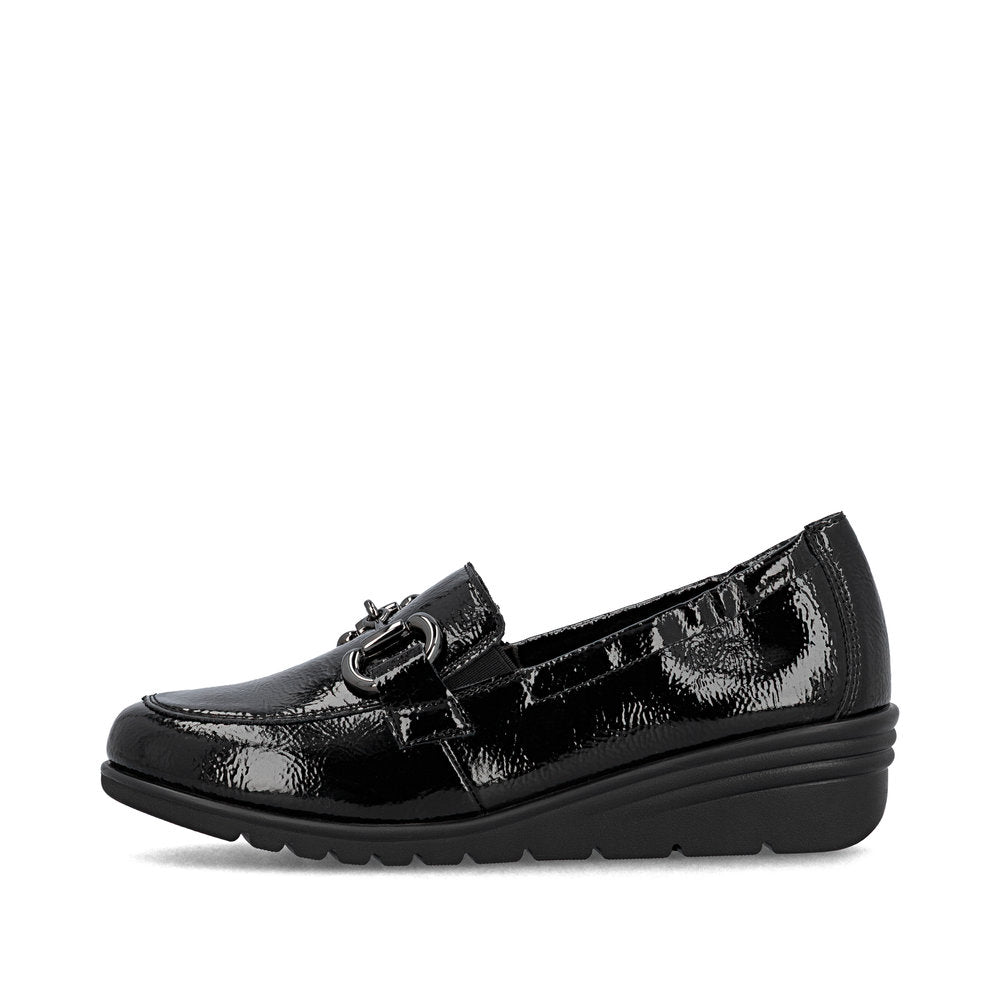 Rieker Ladies buckle Trim Shoe