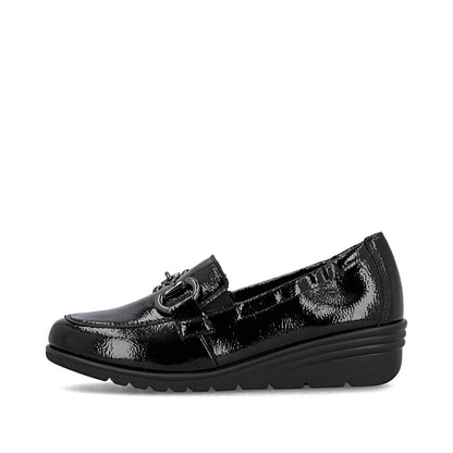 Rieker Ladies buckle Trim Shoe