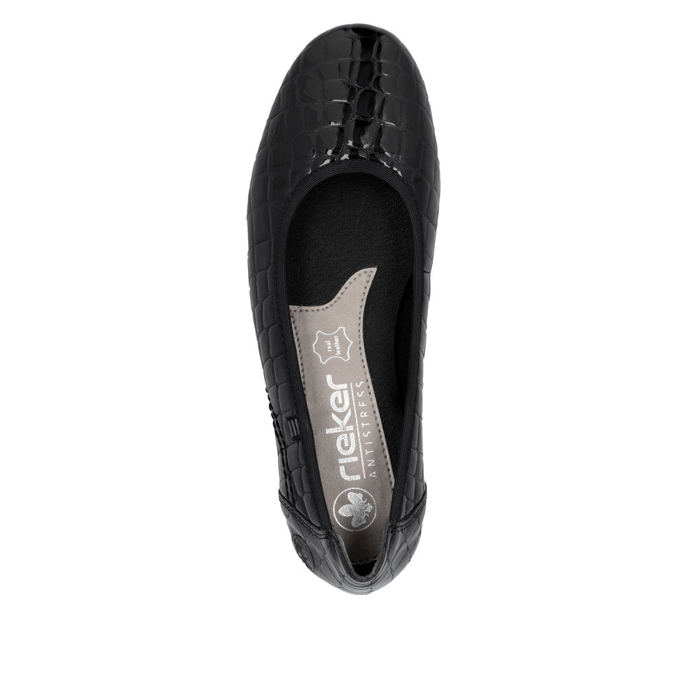 Rieker Ladies Flat Pump Shoe