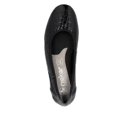 Rieker Ladies Flat Pump Shoe