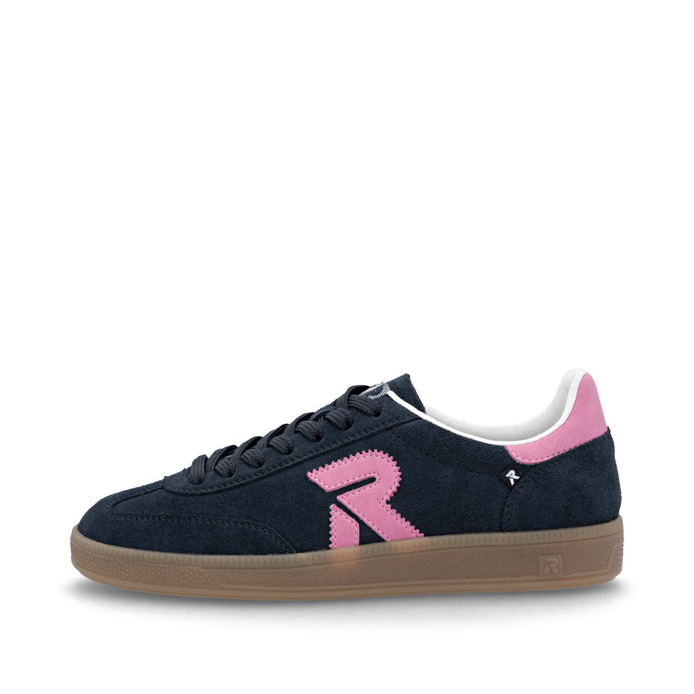 Rieker Ladies Low Profile Lace Up Sneaker