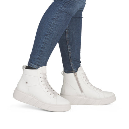 Rieker Ladies Lace Up Sneaker Ankle Boot