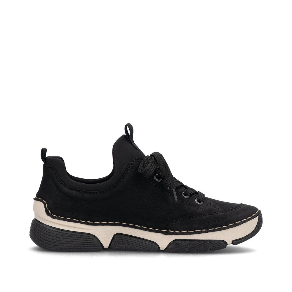 Rieker Ladies Zip and Lace Up Sneaker