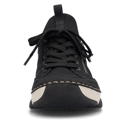 Rieker Ladies Zip and Lace Up Sneaker
