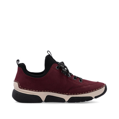 Rieker Ladies Zip and Lace Up Sneaker