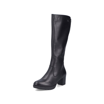 Rieker Ladies Slim Leg Block Heel Boot