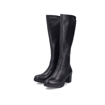 Rieker Ladies Slim Leg Block Heel Boot