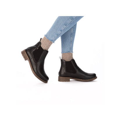 Rieker Ladies Flat Ankle Boot