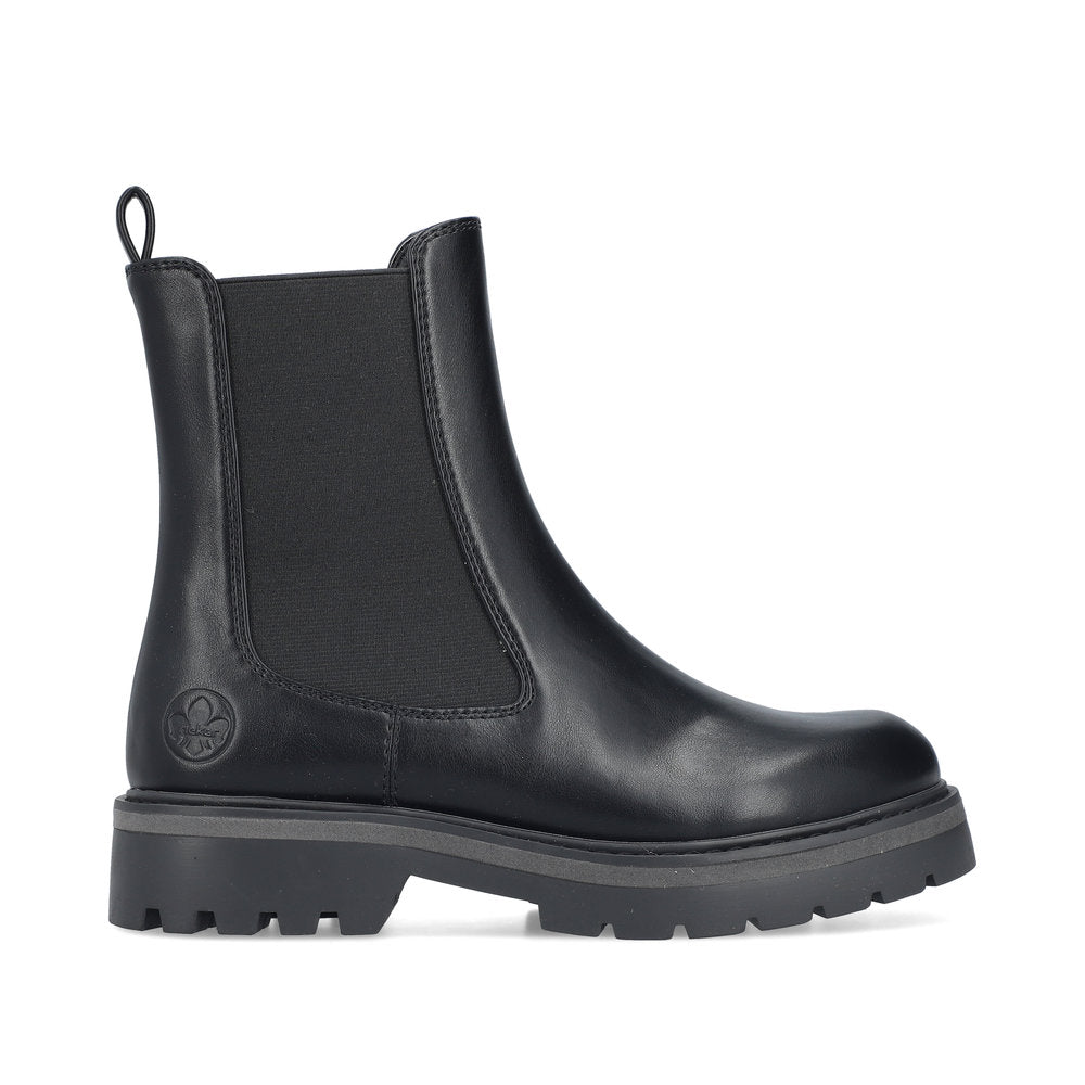 Rieker Ladies Chunky Chelsea Ankle Boot