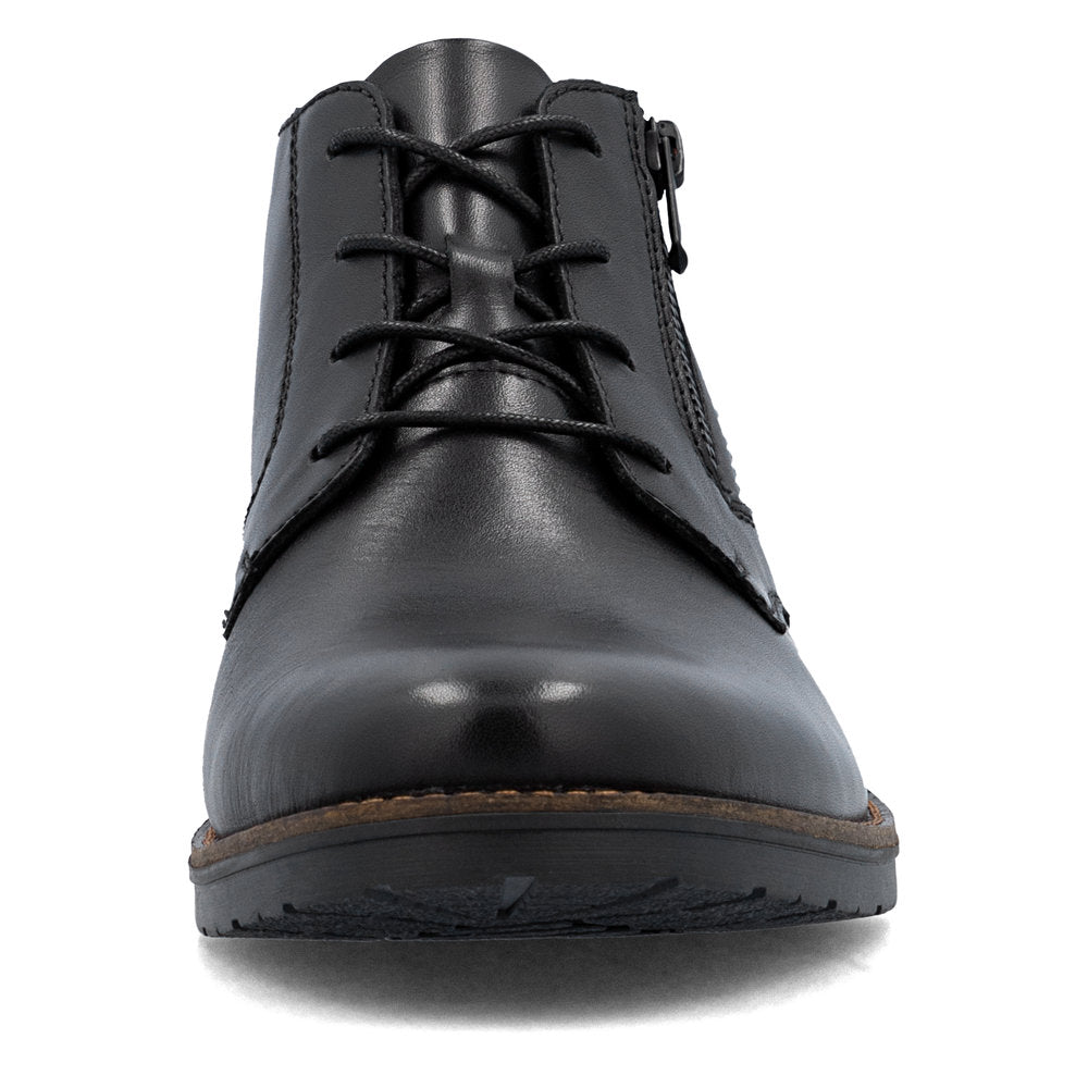 Rieker Mens Zip Side Lace Up Chukka Boot