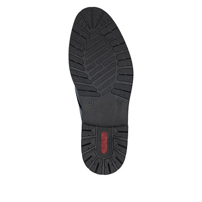 Rieker Mens Zip Side Lace Up Chukka Boot