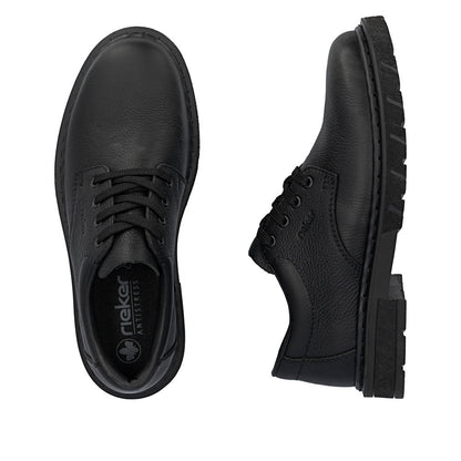 Rieker Gents Waxy Leather Chunky Sole Lace Up Shoe