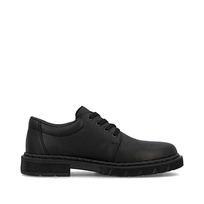 Rieker Gents Waxy Leather Chunky Sole Lace Up Shoe