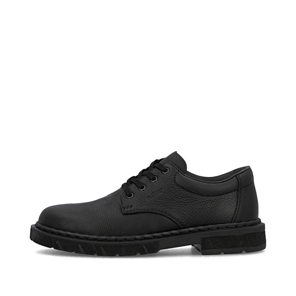 Rieker Gents Waxy Leather Chunky Sole Lace Up Shoe