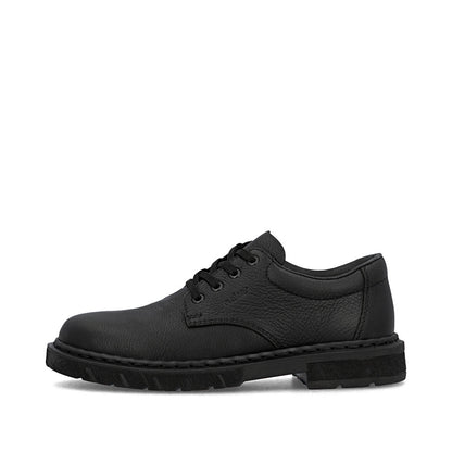 Rieker Gents Waxy Leather Chunky Sole Lace Up Shoe