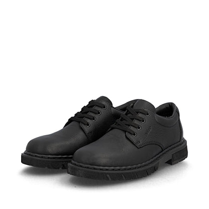 Rieker Gents Waxy Leather Chunky Sole Lace Up Shoe