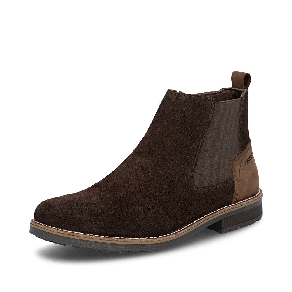 Rieker Mens Elastic Side Zip Chelsea Boot