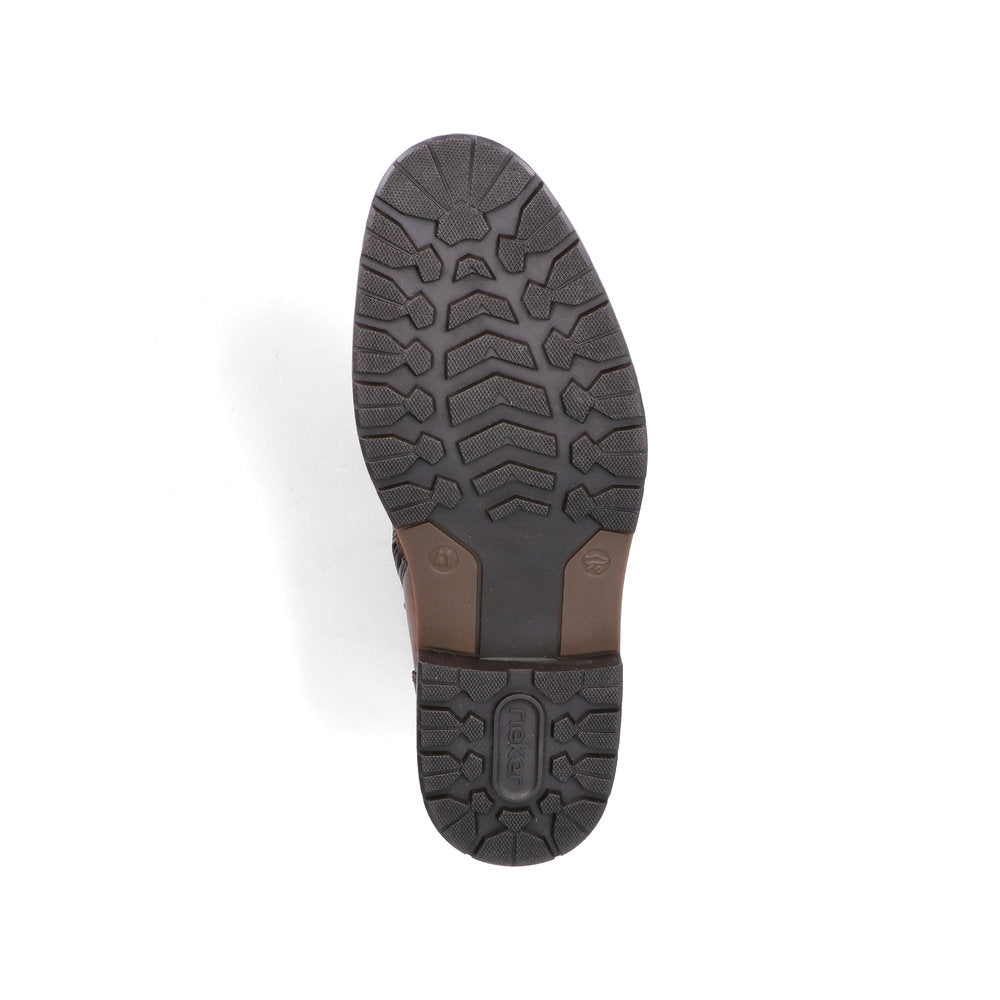 Rieker Gents Lace Up Zip Side Ankle Boot