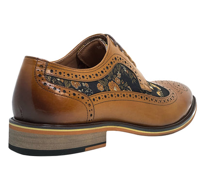 Justin Reesss Ross Mens Formal Lace Up brogue