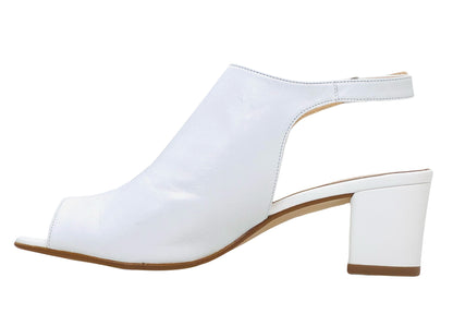 HB Shoes Shannon Ladies High Front Block Heel Sandal