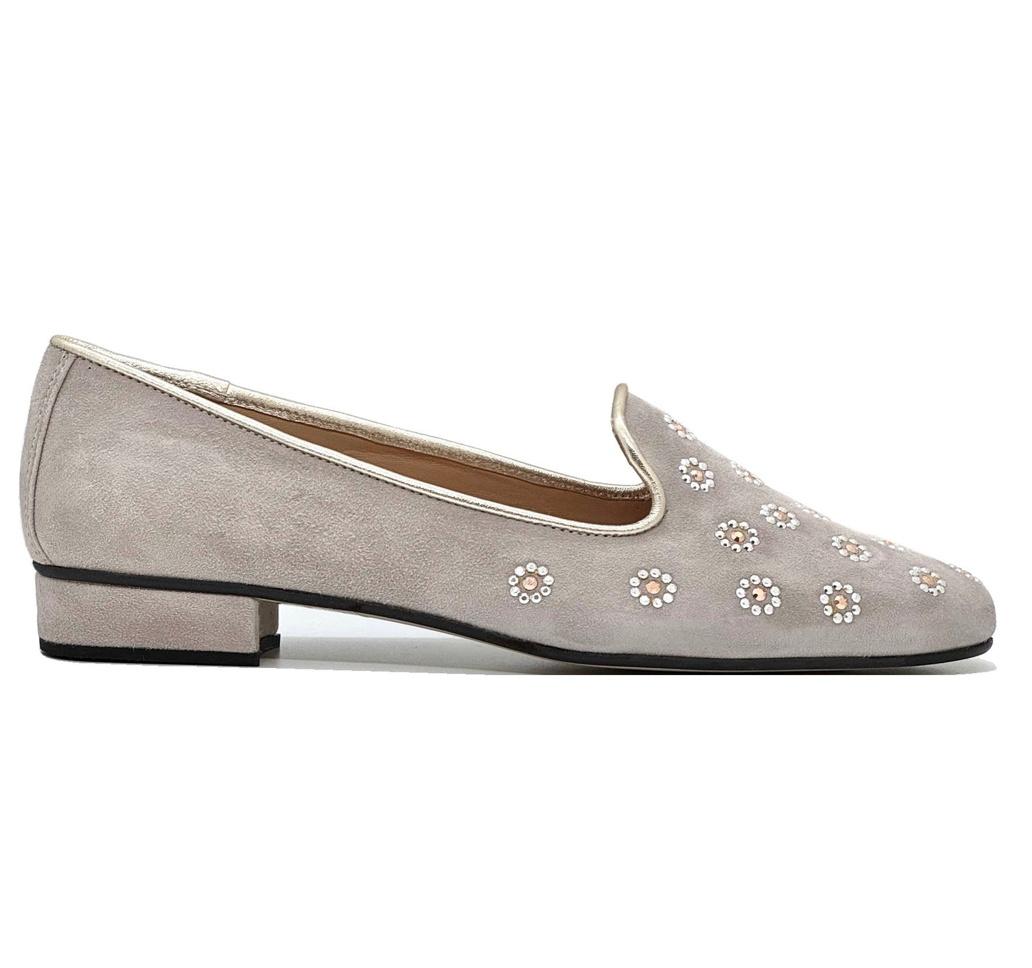 HB Jan Ladies Suede Tab Front Pump