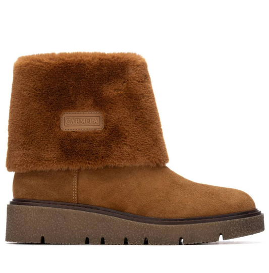 Carmela Ladies Flat Fur Boot