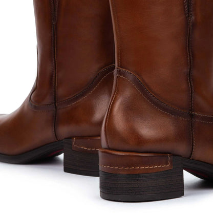 Pikolinos Malaga Ladies Buckle Trim Low Heel Boot