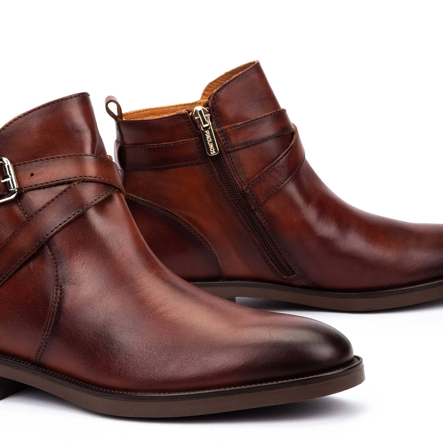 Pikolinos Puertollano Ladies Buckle Strap Trim Ankle Boot