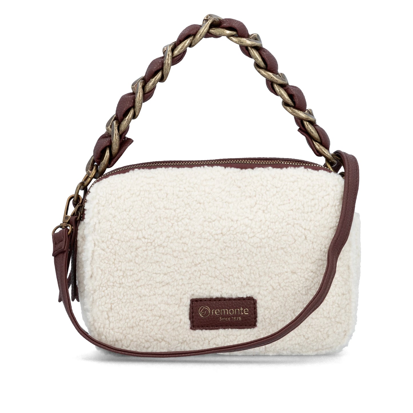 Remonte Ladies Fleece Chain Detail Box Bag