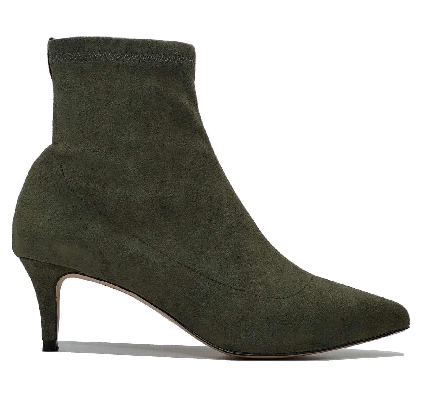 Ravel Madruga Ladies Kitten Heel Micro Fiber Ankle Boot