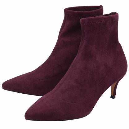 Ravel Madruga Ladies Kitten Heel Micro Fiber Ankle Boot
