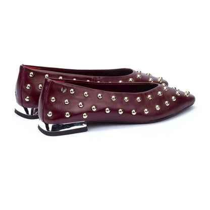 Martinelli Vescia Ladies Large Stud Flat Pump