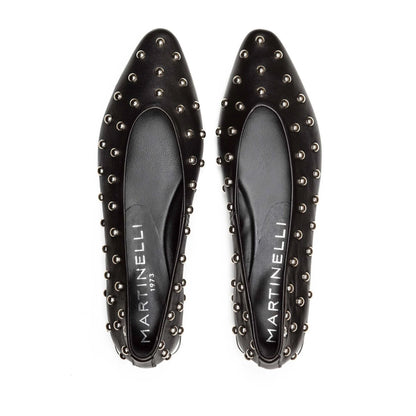 Martinelli Vescia Ladies large Stud Flat Pump