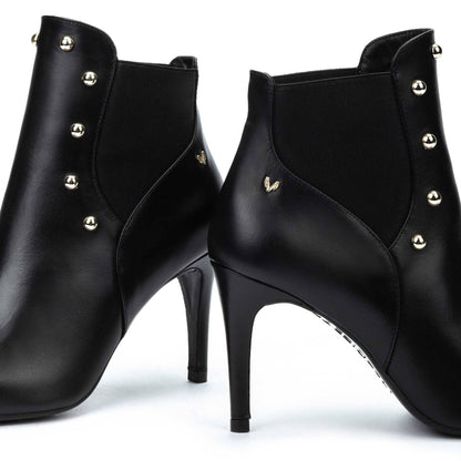 Martinelli Thelma Ladies Stud Detail Slim Heel Ankle Boot