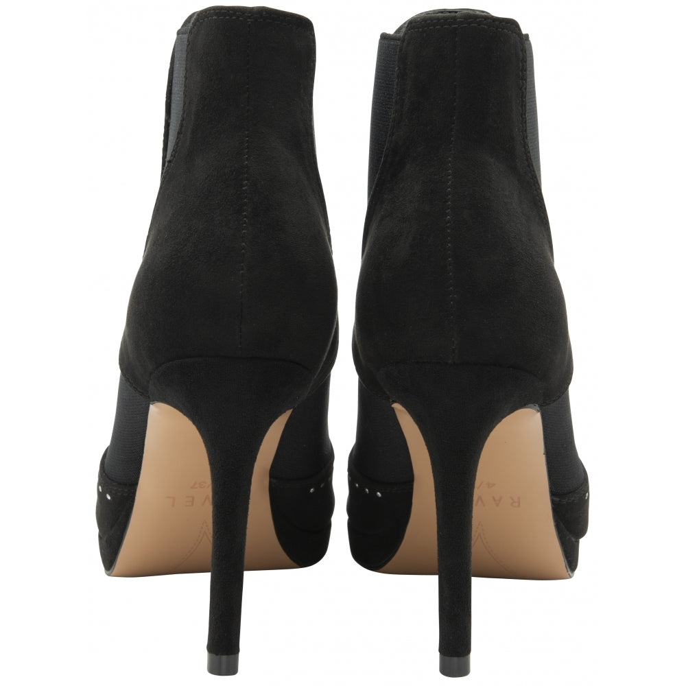 Ravel Polla Ladies Slim Heel Elastic Side Ankle Boot