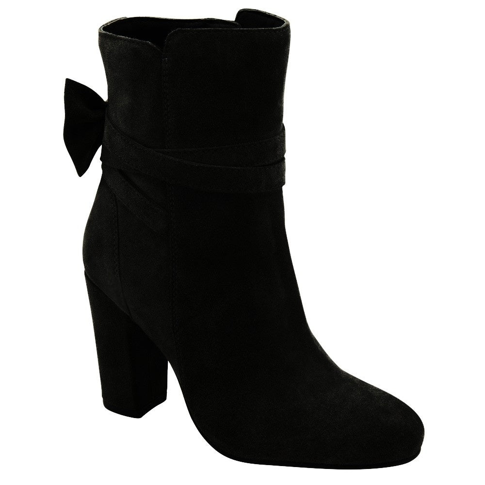 Ravel Alder Ladies Bow Detail Suede Ankle Boot