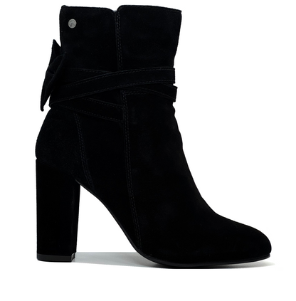 Ravel Alder Ladies Bow Detail Suede Ankle Boot