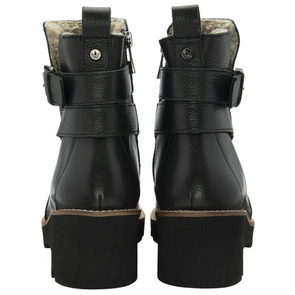 Lotus Emberlynn Ladies Grain Leather Wedge Ankle Boot