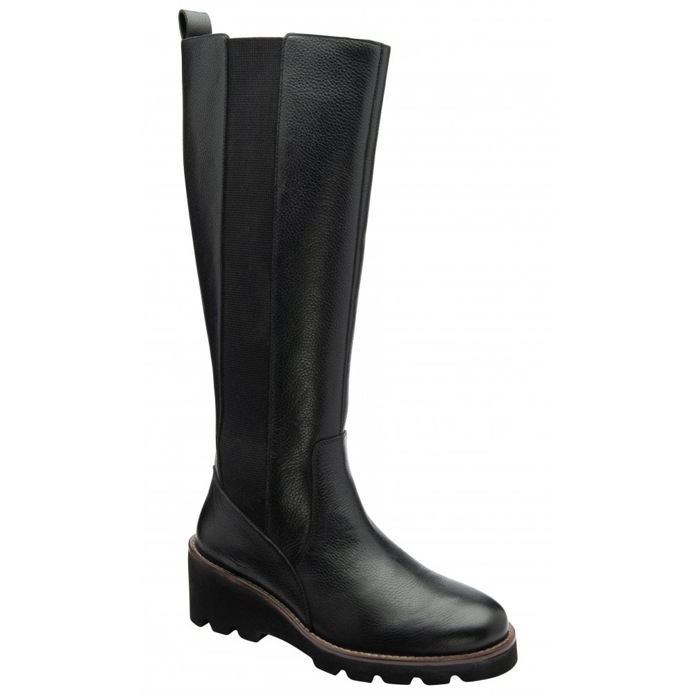 Lotus Wrenley Ladies Wedge Heel Long Boot