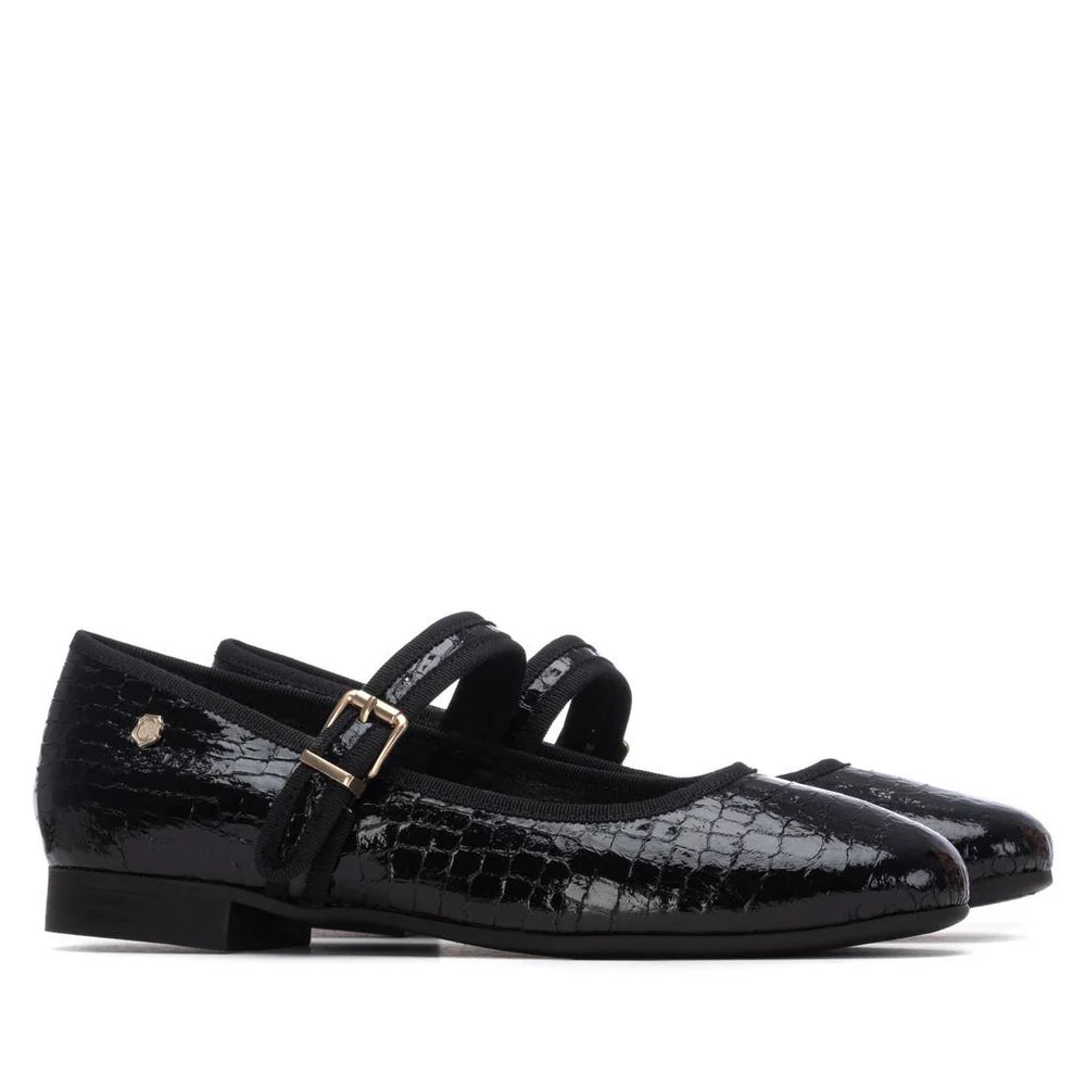 Carmela Ladies Croco Print Mary Jane Shoe