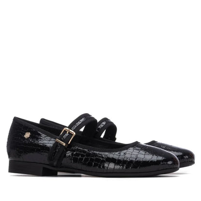 Carmela Ladies Croco Print Mary Jane Shoe