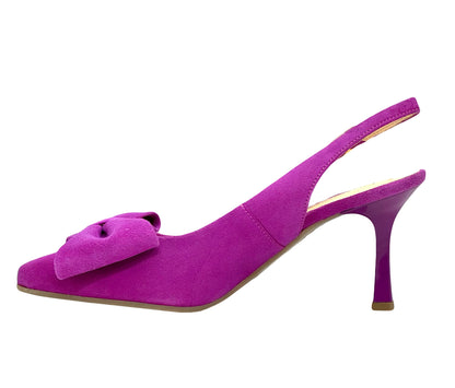 Bioeco Ladies Bow Front Slim Heel Sling Back